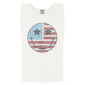 Tank Top - American SPANGLED Happy Face Comfort Colors Tank Top T-Shirts, Hoodie, Sweatshirt | PureTeeCo.com