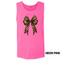 Tank Top - Big Leopard Bow Comfort Colors Tank Top 'NLB' T-Shirts, Hoodie, Sweatshirt | PureTeeCo.com