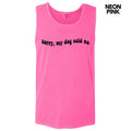 Tank Top - Black My Dog Said No Comfort Colors Tank Top 'NLB' T-Shirts, Hoodie, Sweatshirt | PureTeeCo.com