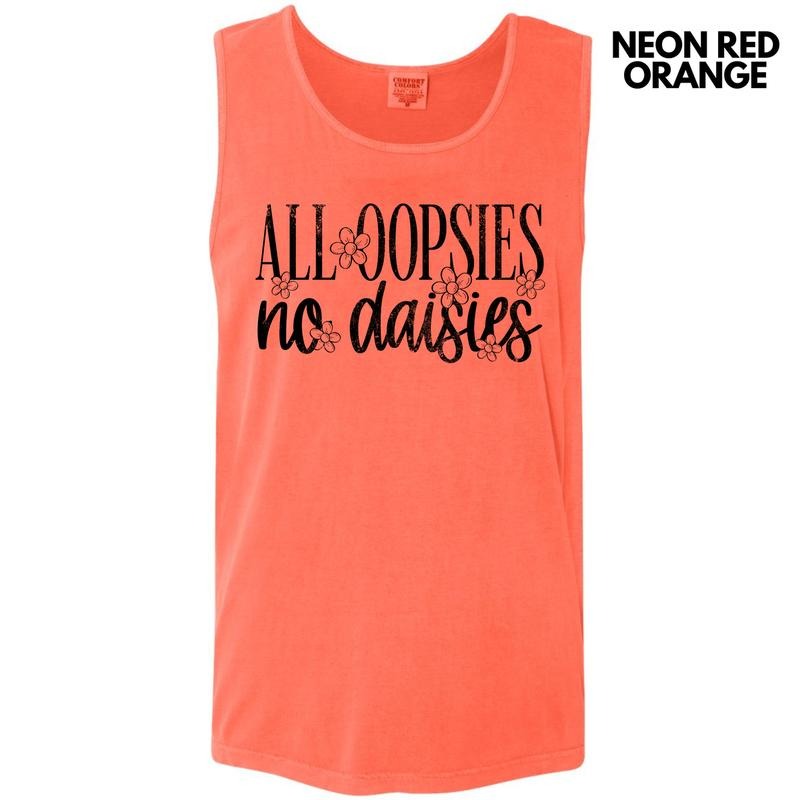 Tank Top - Black Oopsie Daisies Comfort Colors Tank Top 'NLB' T-Shirts, Hoodie, Sweatshirt | PureTeeCo.com