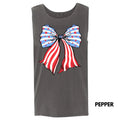 Tank Top - Bow-tiful Stars & Stripes Comfort Colors Tank Top 'NLB' T-Shirts, Hoodie, Sweatshirt | PureTeeCo.com