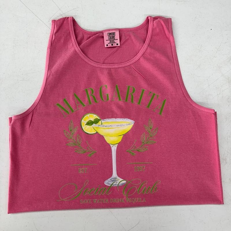 Tank Top - Margarita Social Club Comfort Colors Tank Top  'NLB' T-Shirts, Hoodie, Sweatshirt | PureTeeCo.com