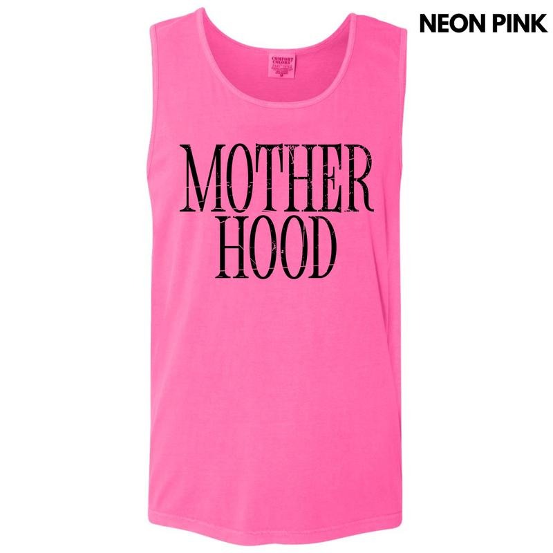Tank Top - Mother Hood Black Comfort Colors Tank Top 'NLB' T-Shirts, Hoodie, Sweatshirt | PureTeeCo.com