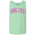 Tank Top - Pool Life Pink PUFF Comfort Colors Tank Top T-Shirts, Hoodie, Sweatshirt | PureTeeCo.com