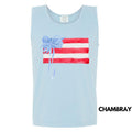 Tank Top - Simple USA Flag Comfort Colors Tank Top 'NLB' T-Shirts, Hoodie, Sweatshirt | PureTeeCo.com