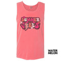 Tank Top - Summer Vibes Comfort Colors Tank Top 'NLB' T-Shirts, Hoodie, Sweatshirt | PureTeeCo.com