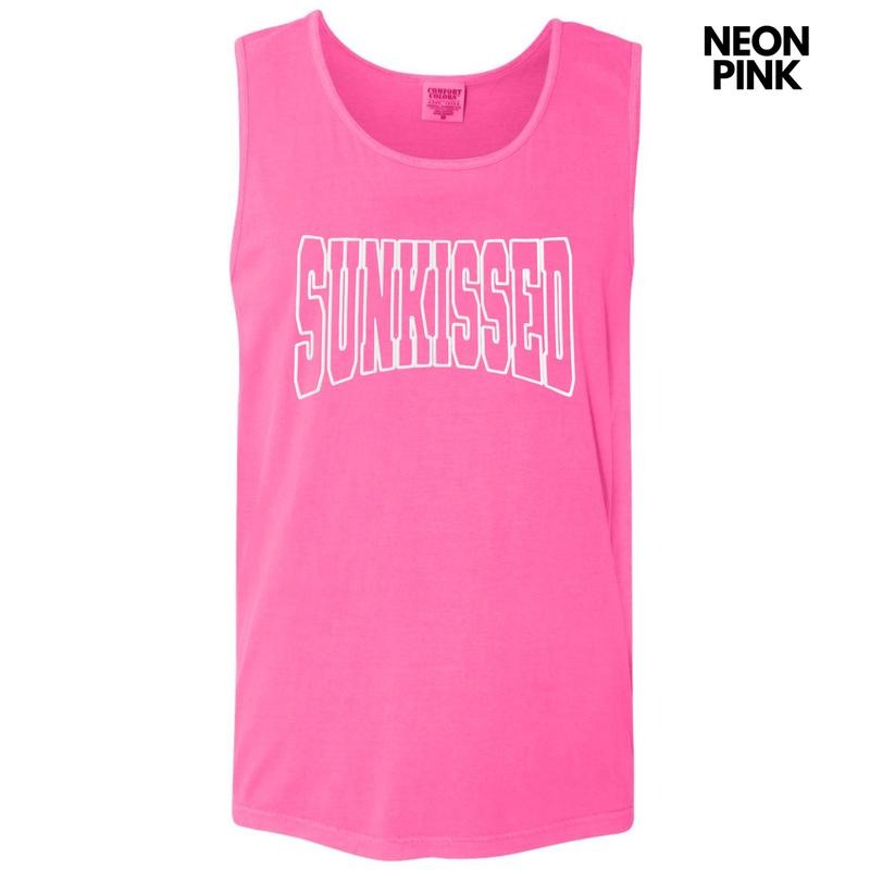 Tank Top - White Sunkissed Puff Comfort Colors Tank Top T-Shirts, Hoodie, Sweatshirt | PureTeeCo.com