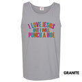 Tank Top - Will Punch A H** Comfort Colors Tank Top T-Shirts, Hoodie, Sweatshirt | PureTeeCo.com