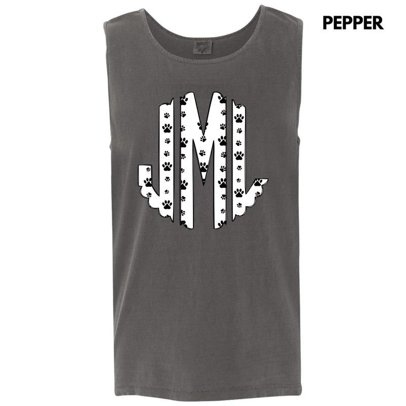 Tank Top -All Paws Monogram Comfort Colors Tank Top 'NLB' T-Shirts, Hoodie, Sweatshirt | PureTeeCo.com