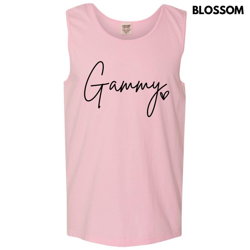 Tank Top -Script Gammy Comfort Colors Tank Top 'NLB' T-Shirts, Hoodie, Sweatshirt | PureTeeCo.com