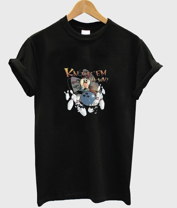 Tasmanian Devil t shirt Bowling T Shirt Hoodie, Sweatshirt | PureTeeCo.com