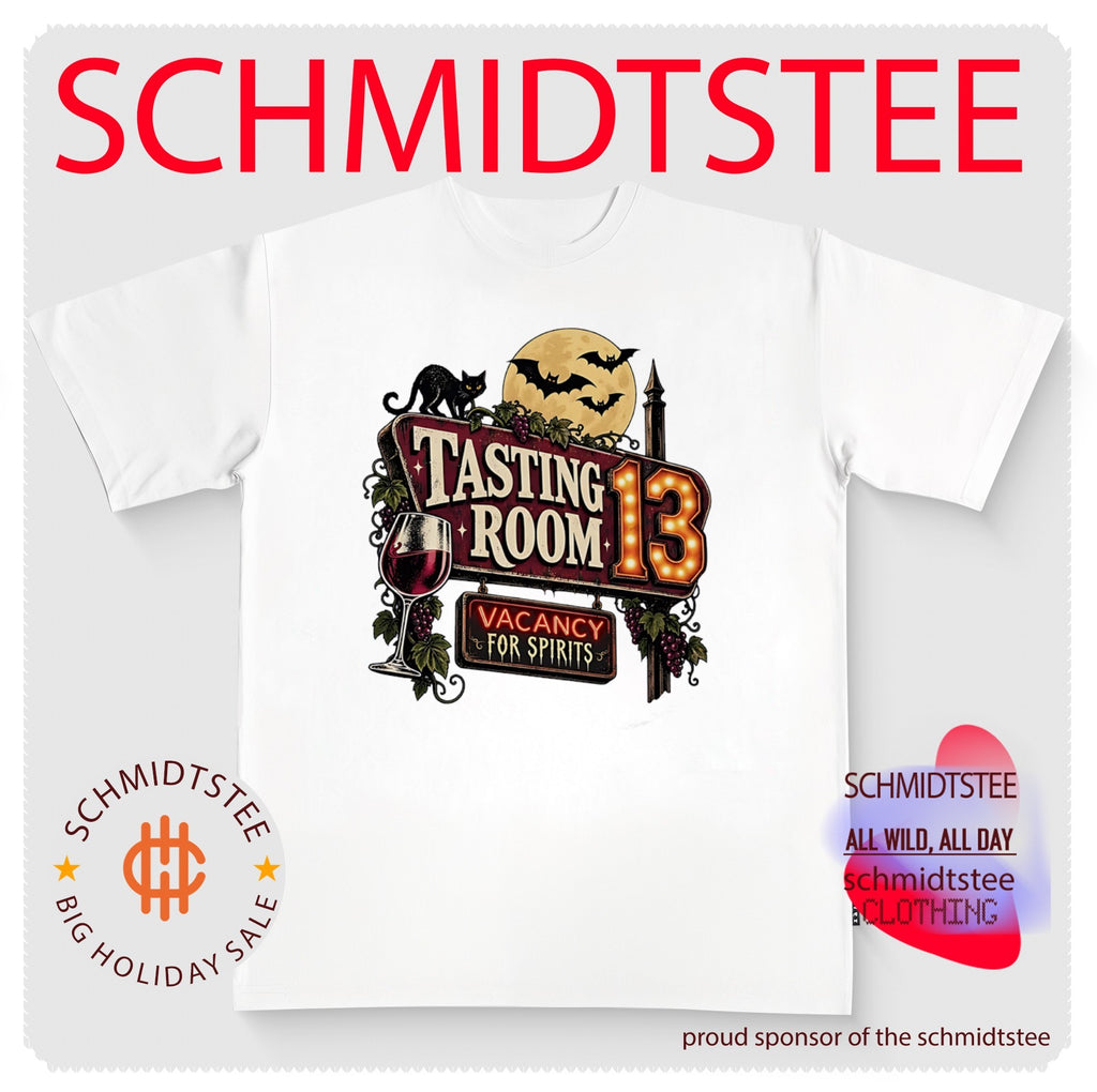 Tasting Room 13 Vacancy for Spirits Halloween Wine shirt