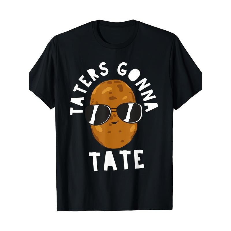 Tater Gonna Tate Funny Potato Tater Tot Foodie T-shirt 100% cotton Made in USA Hoodie, Sweatshirt | PureTeeCo.com