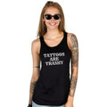 Tattoos Are Trashy Tank Top, Vintage Tattoos Are Therapy Women Muscle Tank, Retro Tattoos Are Trashy Workout Tank Top,...