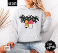 Teacher School Bow Hoodie, Cute Teacher Apparel, School Gift, Teacher Appreciation, Back to School Hoodie, Teacher Hoodie...