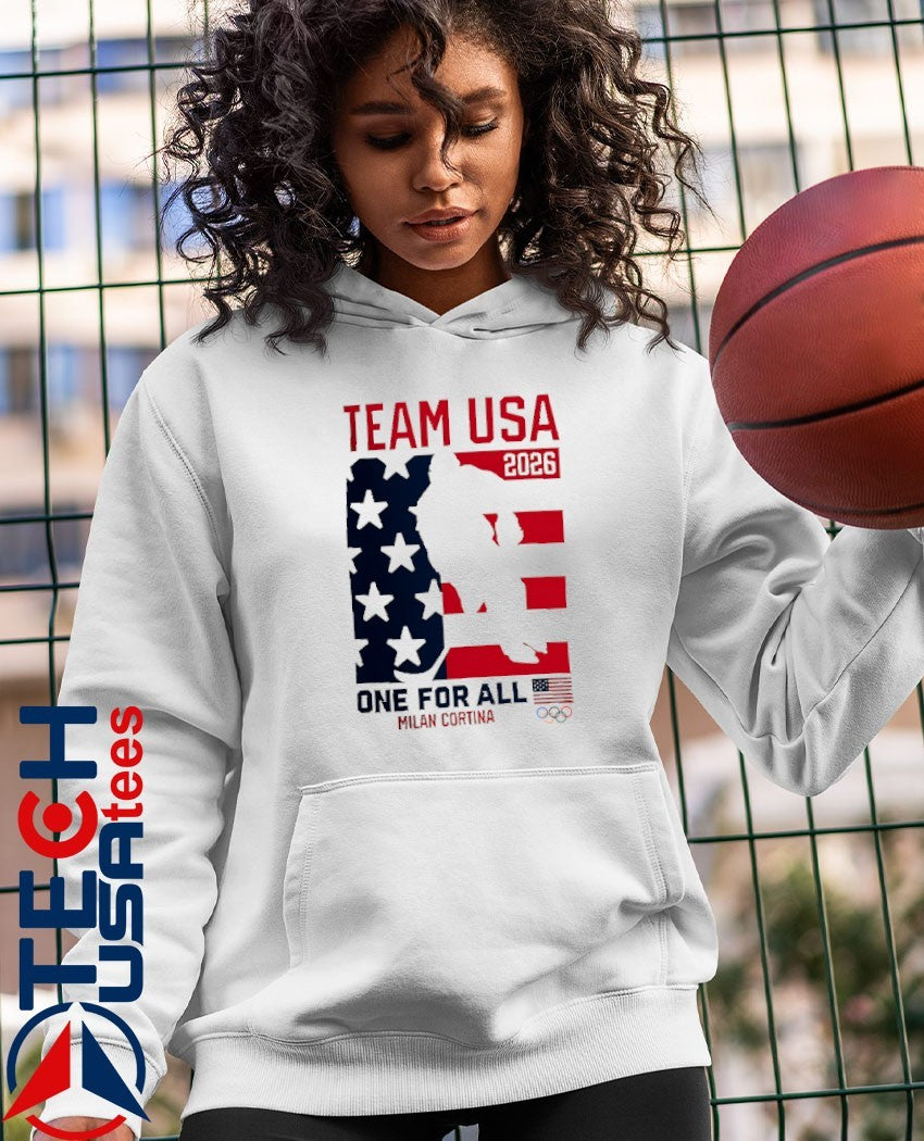Team USA Hockey 2026 Winter Olympics One For All Heart of Gold shirt