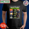 Teams with the hardest strength of schedule Brown Ravens Steelers Texans Packers shirt