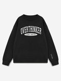 Teen Girl's Cartoon Letter Print Crew Neck Sweatshirt, Casual Long Sleeve Pullover for Fall & Winter, Clothes for Daily...
