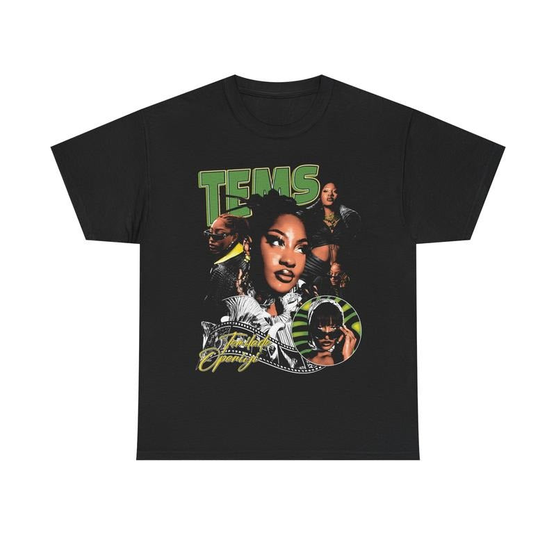 Tems Inspired 90s Vintage RNB Fan Shirt, Retro Streetwear Tee, Classic Graphic Print Hoodie, Sweatshirt | PureTeeCo.com