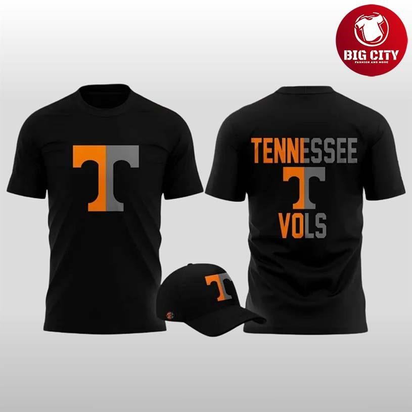 Tennessee Football Back In Black 2025 Two Sided Shirt