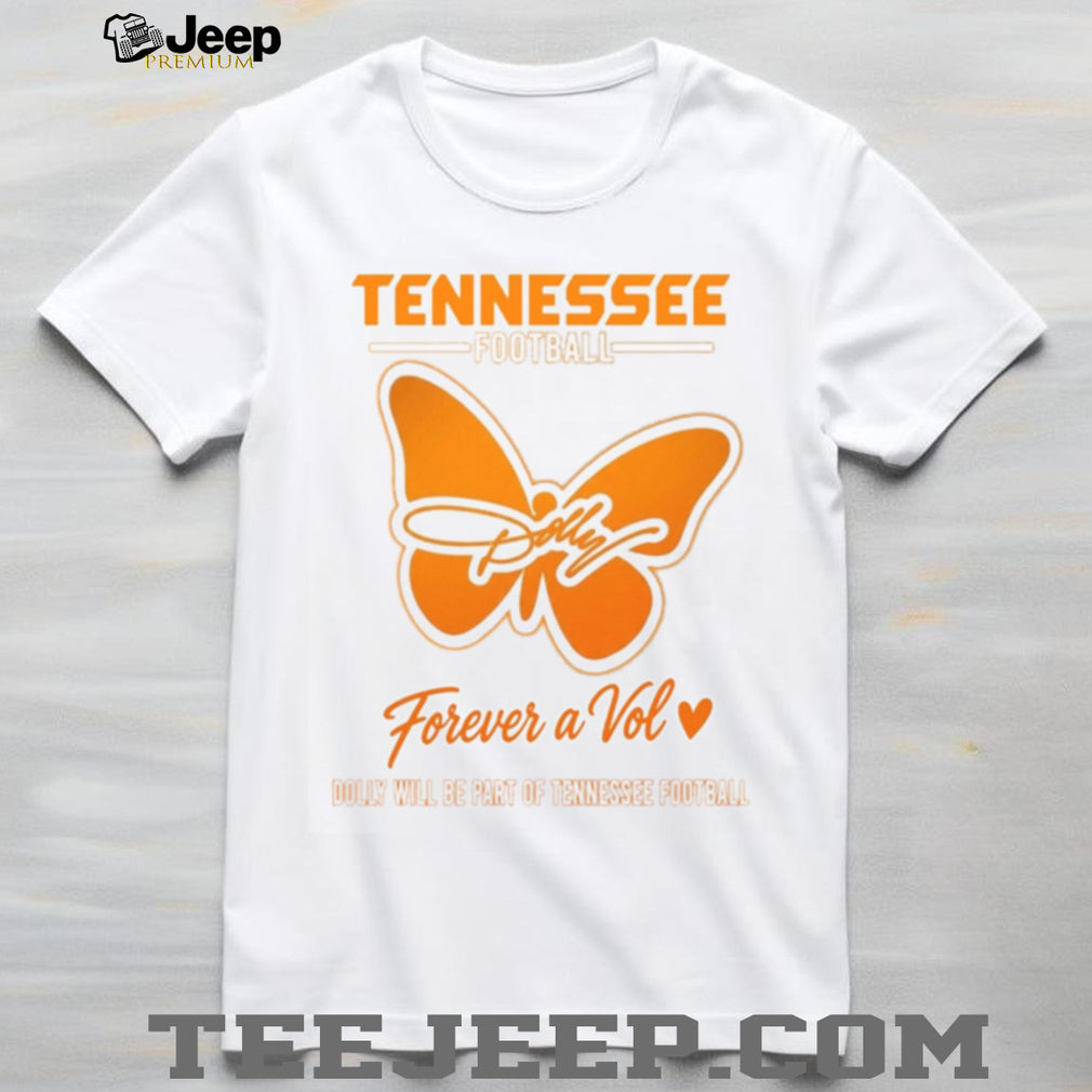 Tennessee Football Butterfly Dolly Will Be Part Of Tennessee Football Shirt