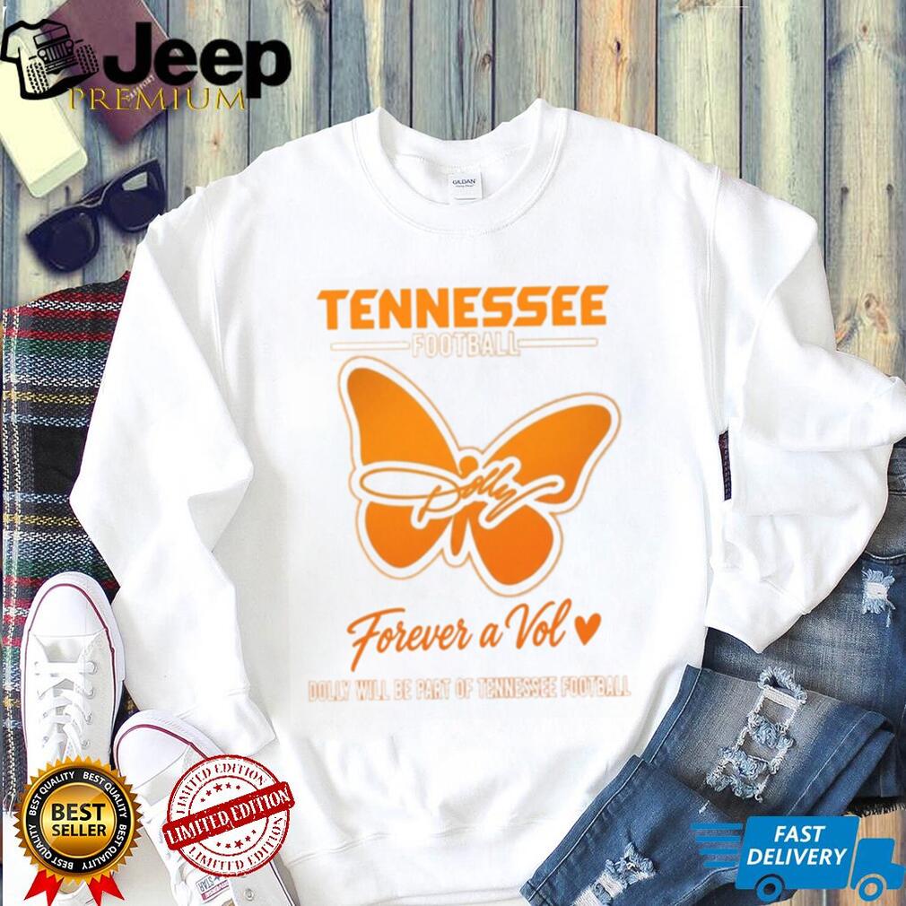 Tennessee Football Butterfly Dolly Will Be Part Of Tennessee Football Shirt