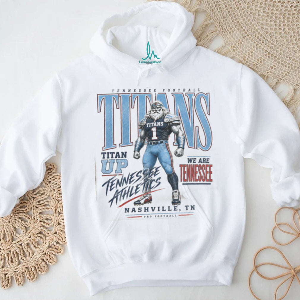 Tennessee Football Titan Up Mascot Athletic Vintage Shirt