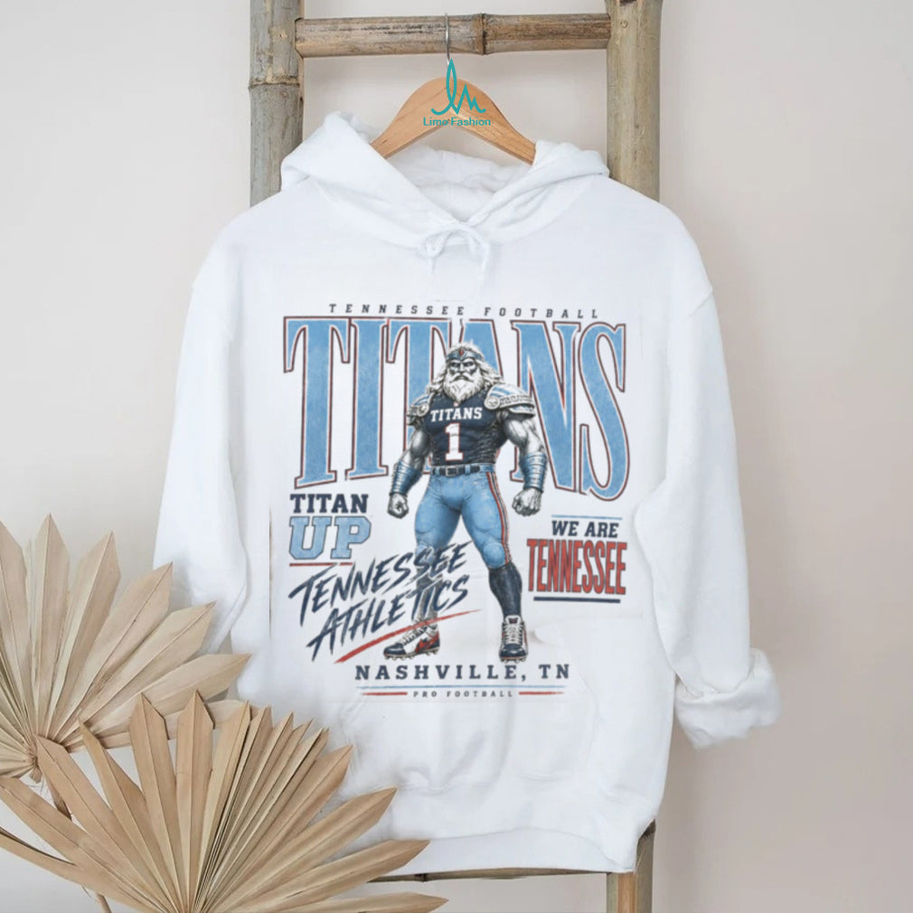 Tennessee Football Titan Up Mascot Athletic Vintage Shirt
