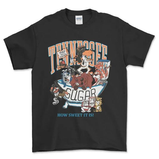 Tennessee Vols Sec Champions 1985 T-Shirt, Graphic Vintage Sports Tees for Men, Gift for Men, for Women Menswear Top Streetwear