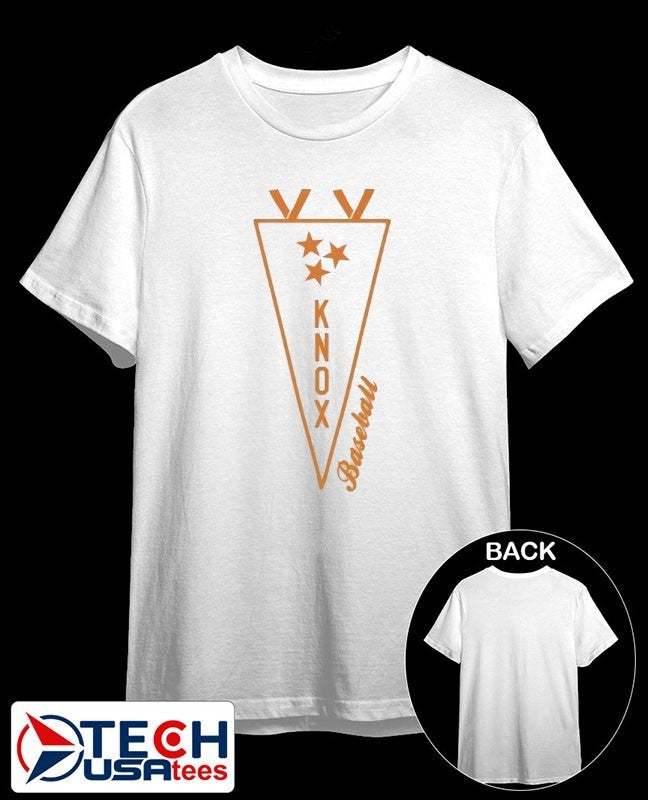Tennessee Volunteers Baseball Knox pennant shirt