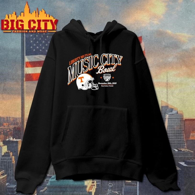 Tennessee Volunteers Helmet Liberty Mutual Music City Bowl Shirt