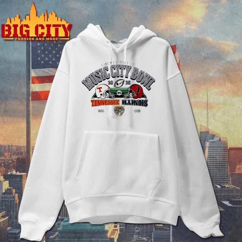Tennessee Volunteers vs Illinois Fighting Illini Liberty Mutual Music City Bowl 2025 Shirt