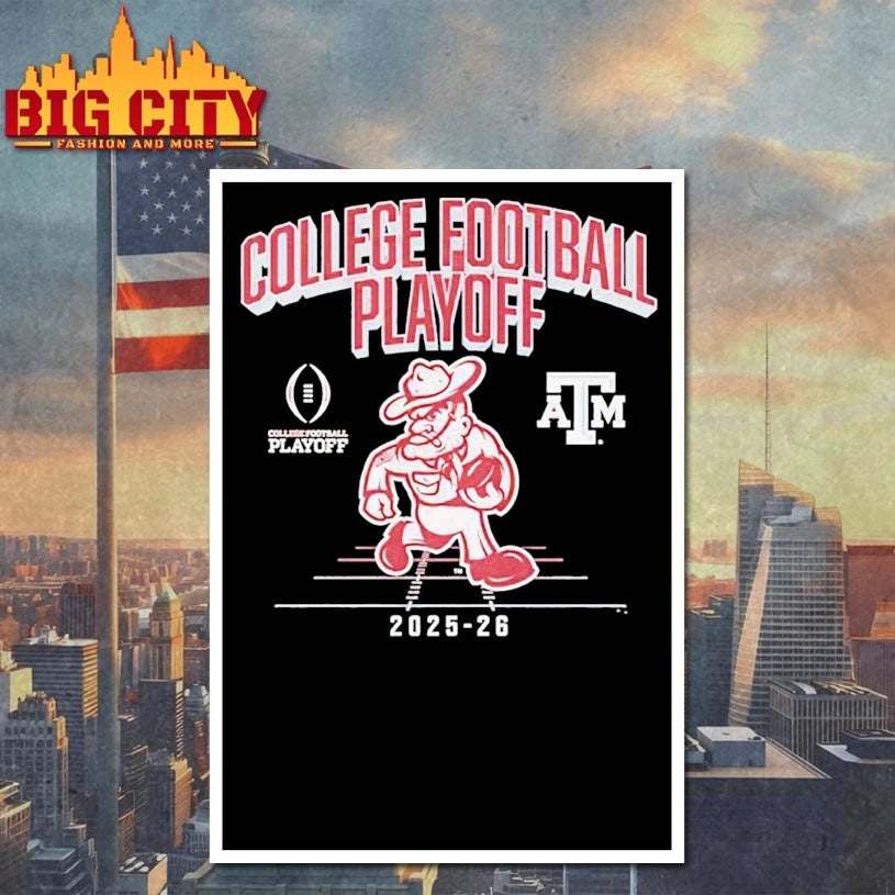 Texas A&amp;M 2025 CFP Mascot College football playoff shirt