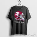 Texas Am Aggies Dripping Football Helmet T Shirt