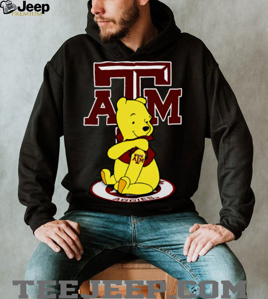 Texas AM Aggies Pooh And Football Life Shirt