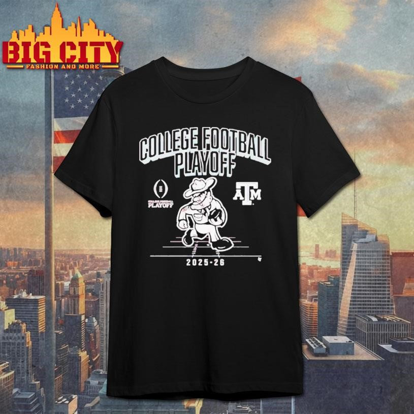 Texas Am Football 2025 College Football Playoff Mascot Shirt