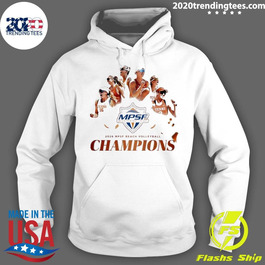 Texas Longhorn 2026 Mpsf Beach Volleyball Champions Shirt