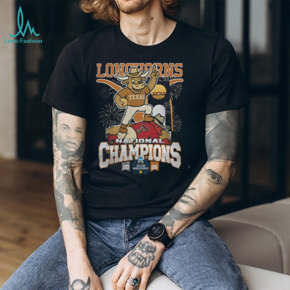 Texas Longhorns Bevo Mascot Defeat Texas Tech 2026 NCAA Softball National Champions Shirt