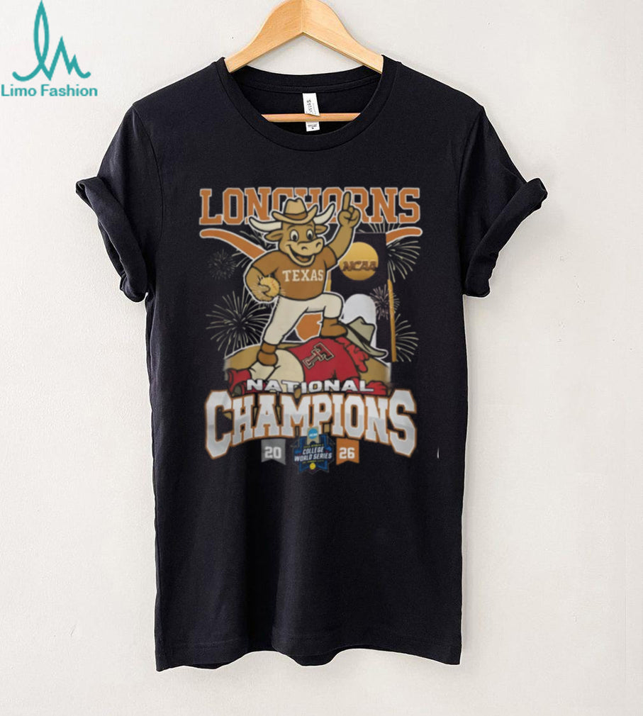 Texas Longhorns Bevo Mascot Defeat Texas Tech 2026 NCAA Softball National Champions Shirt