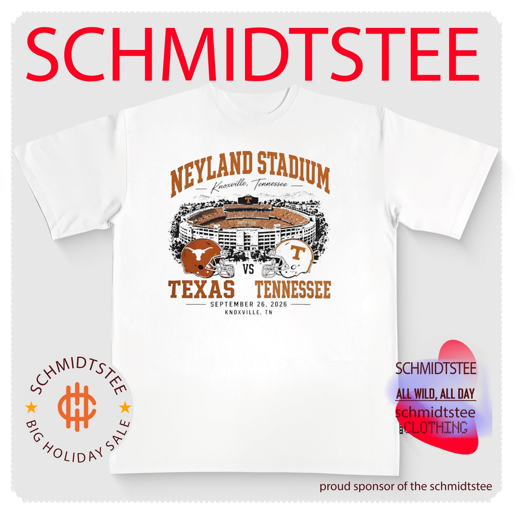 Texas Longhorns Vs Tennessee Volunteers Neyland Stadium Knoxville Tn September 26 2026 Ncaa shirt