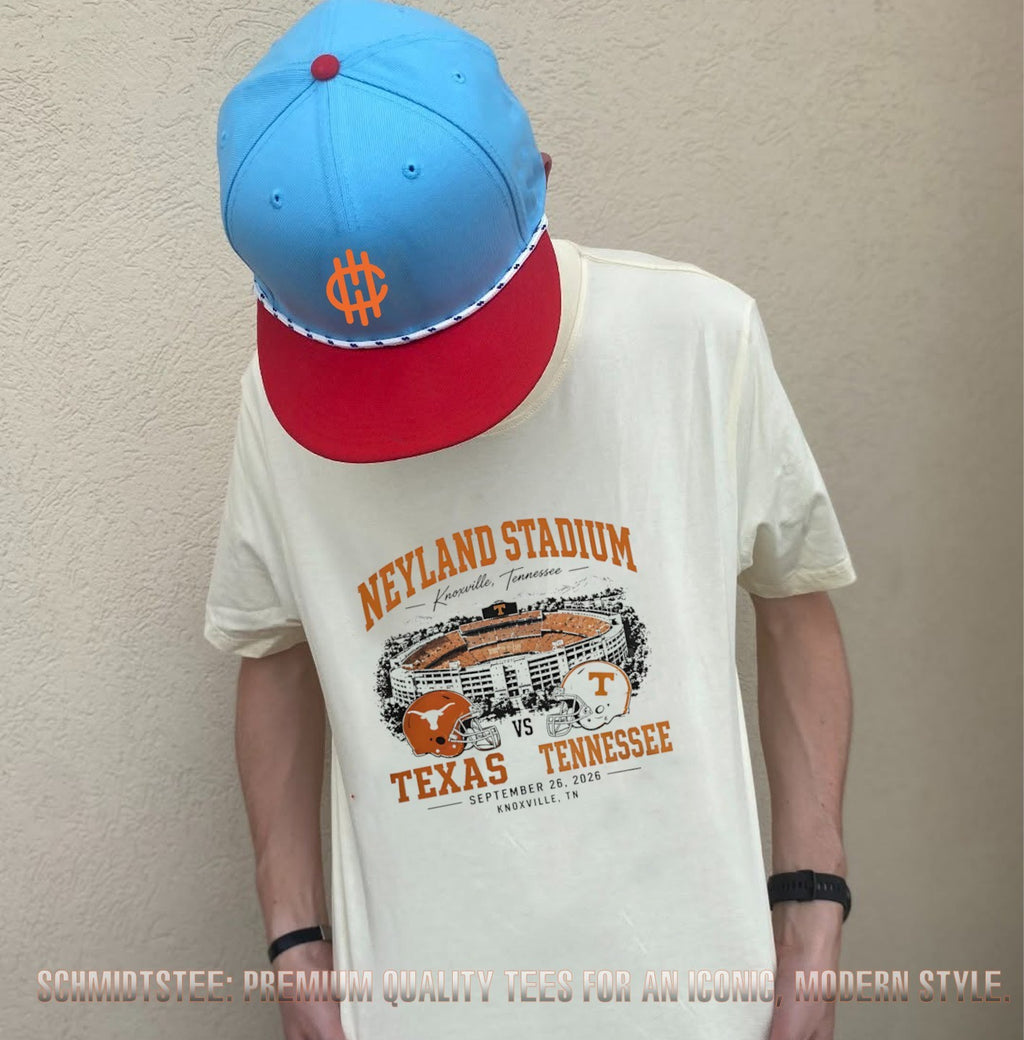 Texas Longhorns Vs Tennessee Volunteers Neyland Stadium Knoxville Tn September 26 2026 Ncaa shirt