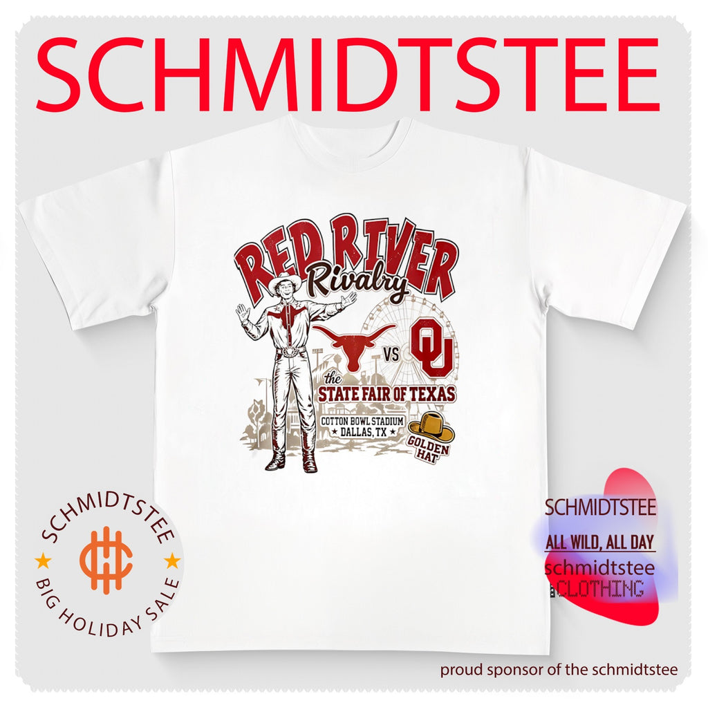 Texas Longhorns vs Oklahoma Sooners Champion Red and River Rivalry Big Texas 2026 shirt