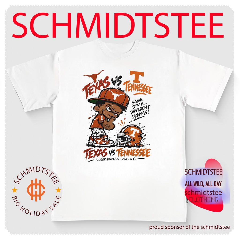 Texas Longhorns vs Tennessee Volunteers Same UT Different Dreams NCAA Football 2026 Rivalry shirt