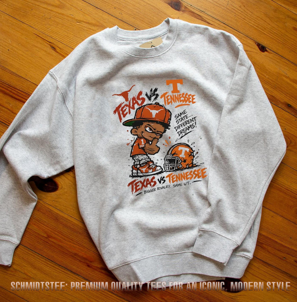 Texas Longhorns vs Tennessee Volunteers Same UT Different Dreams NCAA Football 2026 Rivalry shirt