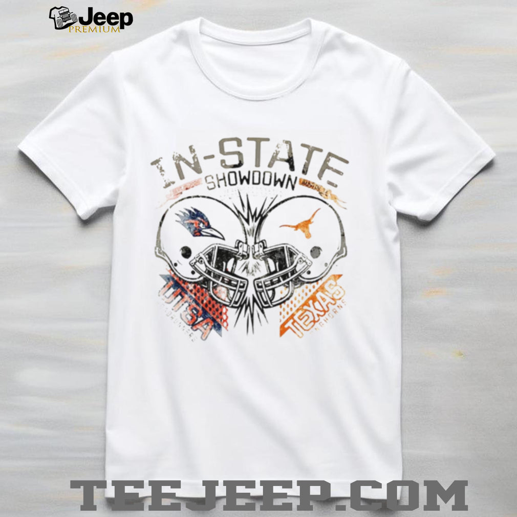 Texas Longhorns vs UTSA Roadrunners In State Showdown helmet 2026 shirt