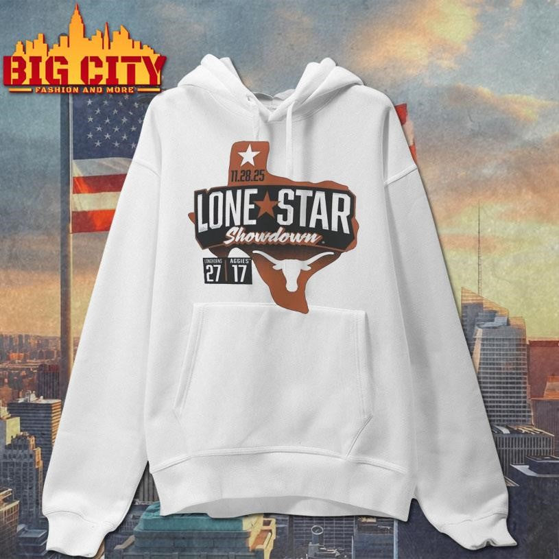 Texas Longhorns vs. Texas A&amp;M Aggies 2025 Lone Star Showdown Score Shirt