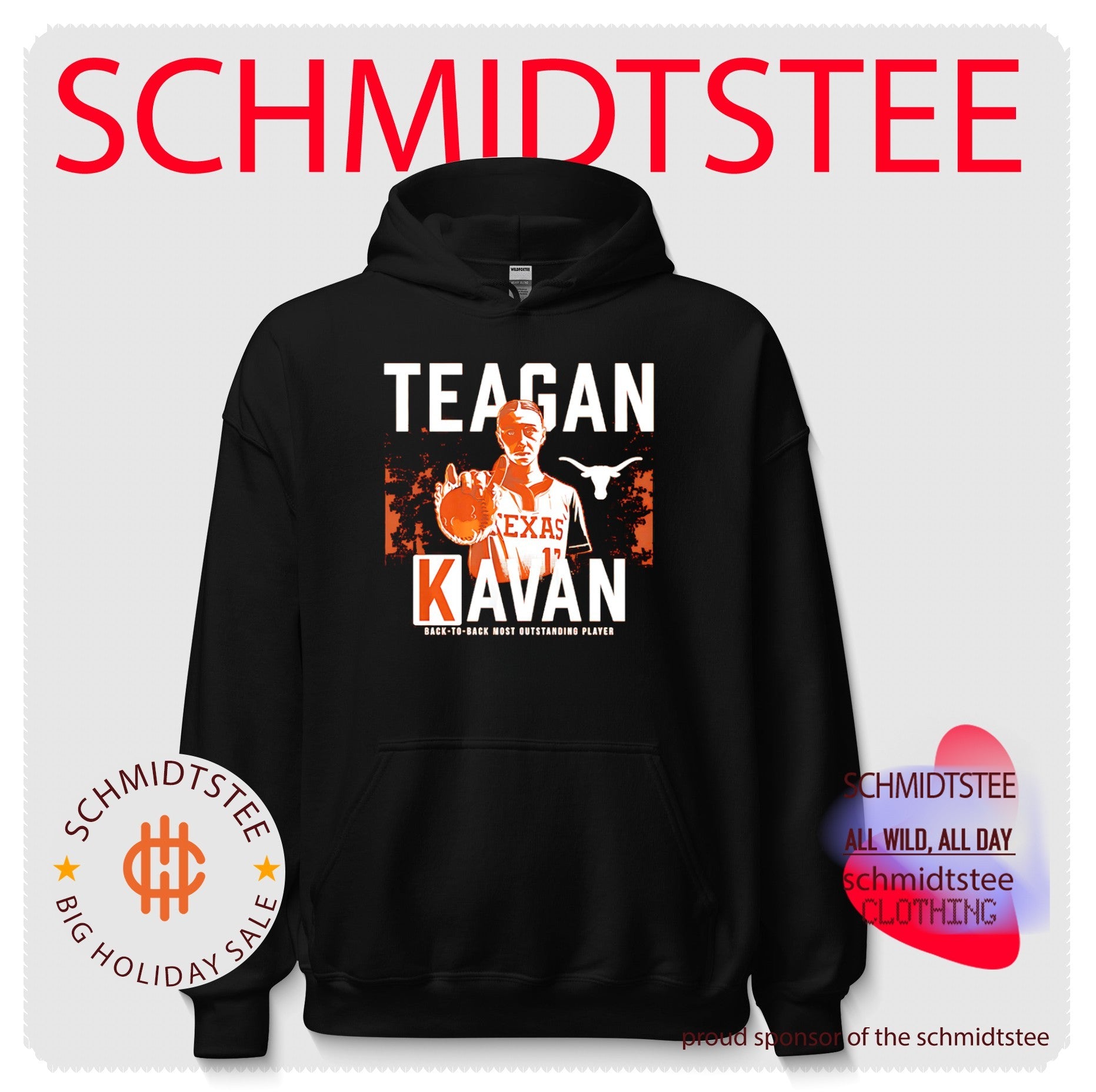 Texas Softball Teagan Kavan K back to back Most Outstanding Player Sign shirt