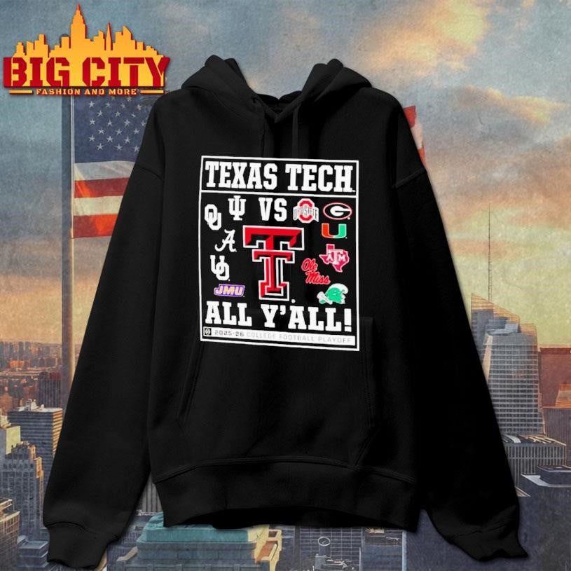 Texas Tech 2025 Cfp All Yall Shirt
