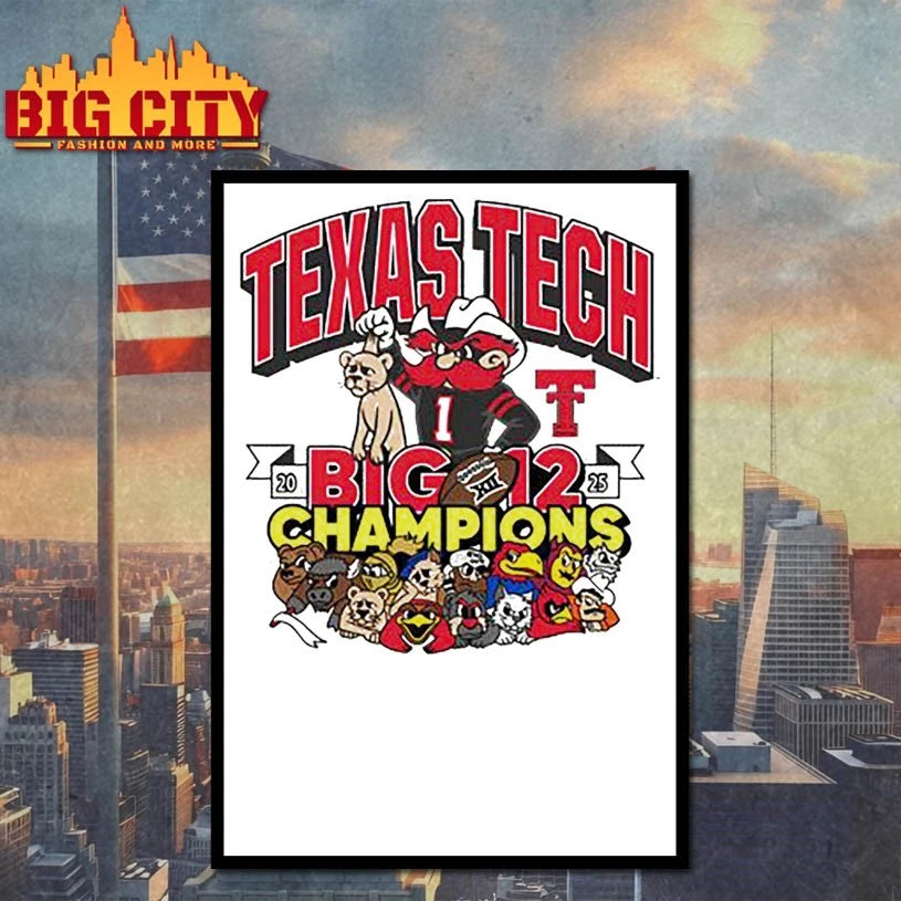 Texas Tech Big 12 Champs 2025 shirt
