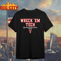 Texas Tech Football 2025 CFP Team Slogan wreck ’em tech shirt